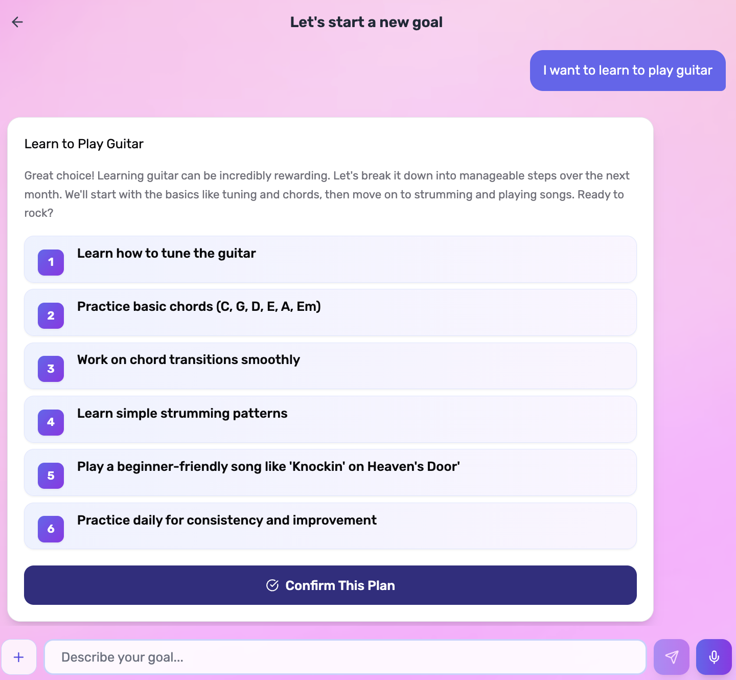 AI Assistant Product Screenshot
